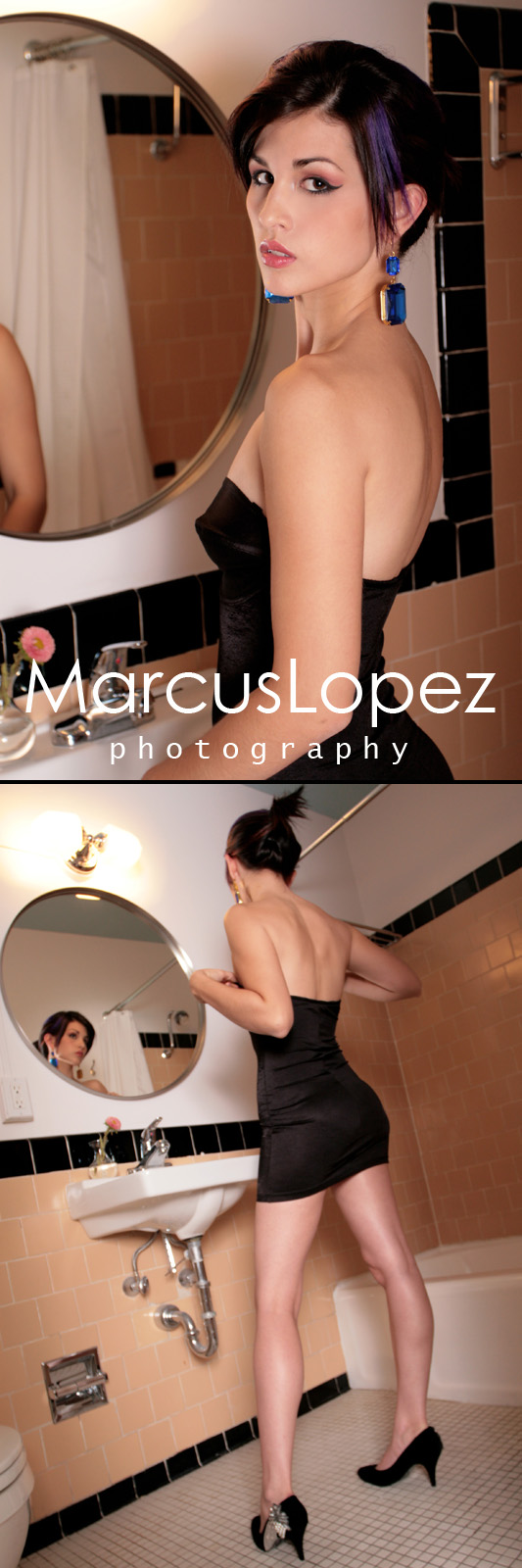 Male and Female model photo shoot of MarcusLopez photography and Havilah_B in Dallas, makeup by Hava Makeup Styling