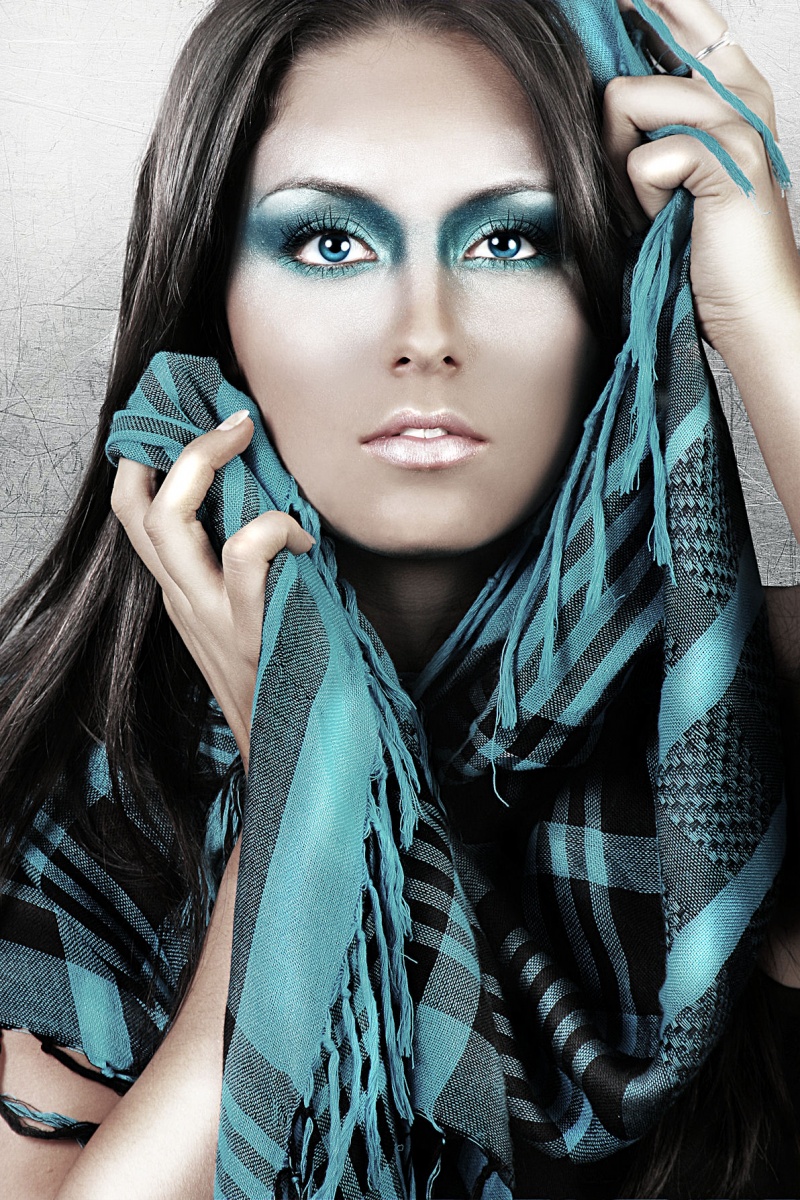 Female model photo shoot of jade irish by JM Studios, makeup by Beqi