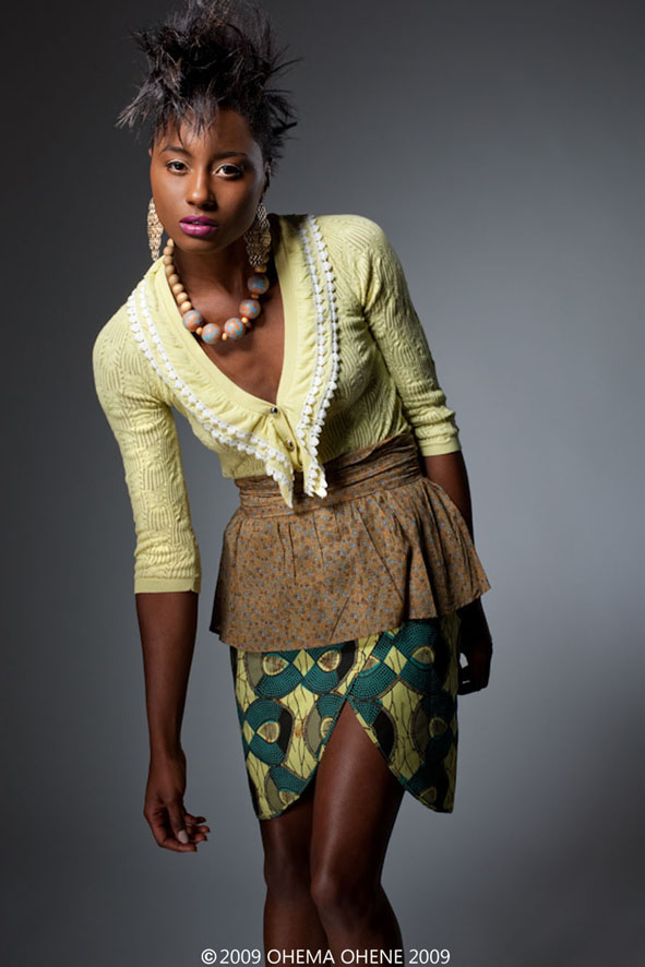 0 model photo shoot of OHEMA OHENE by Nathan Pask in LONDON