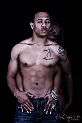 Male and Female model photo shoot of Antwan D Monroe and -Kai Lei- by Taye King Photography