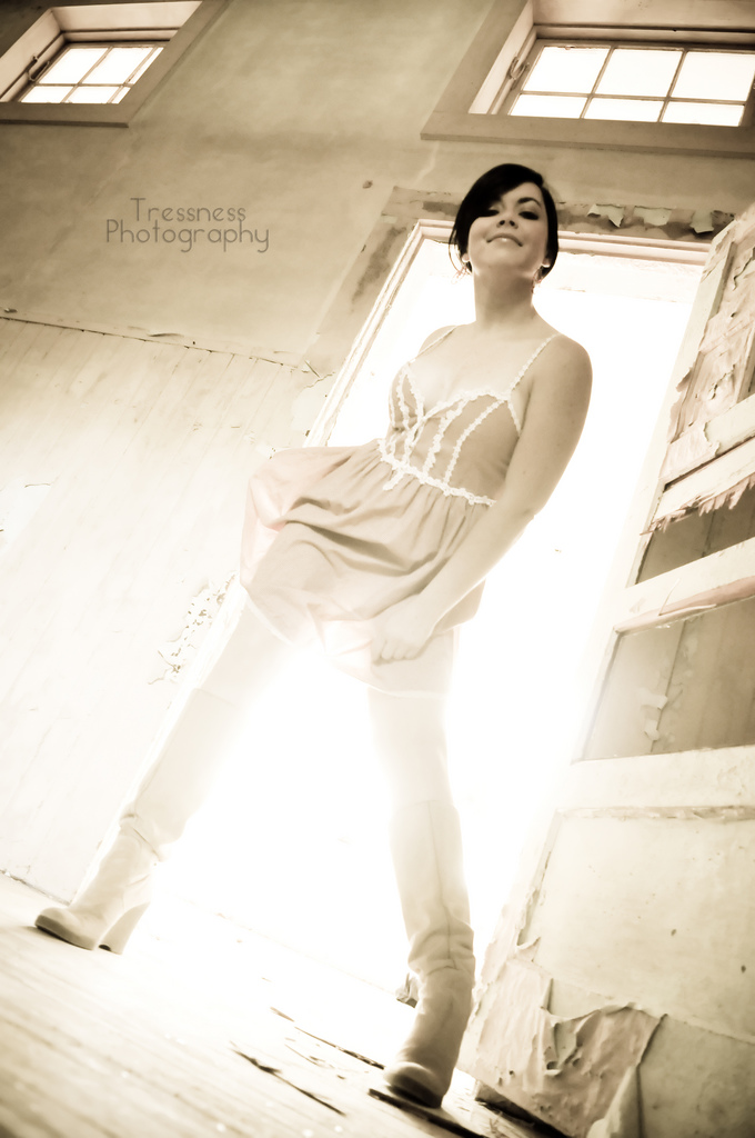 Female model photo shoot of Tressness Photography
