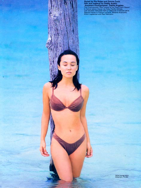 Female model photo shoot of Mixed Model 007 in Samal Island, Mindanao, Philippines