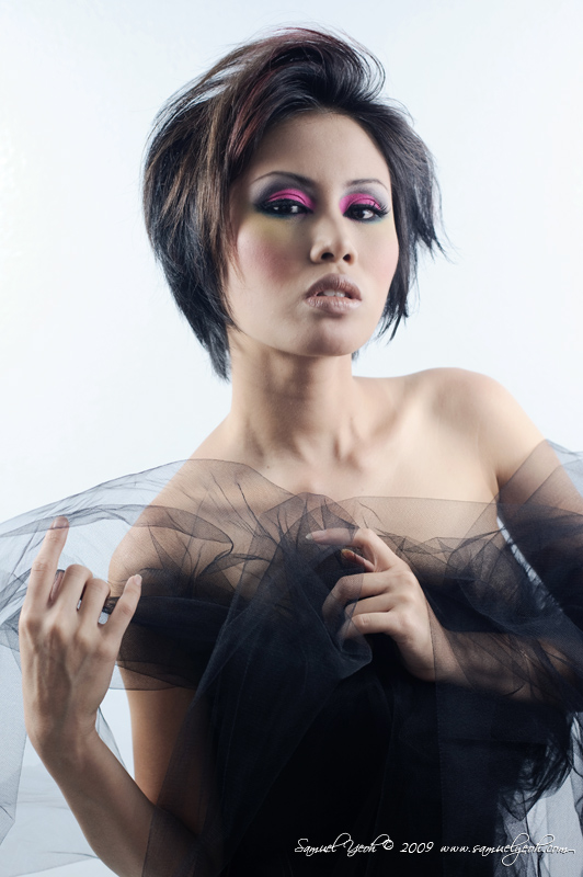 Female model photo shoot of ShazNoor_sg and Kya C by Samuel Yeoh