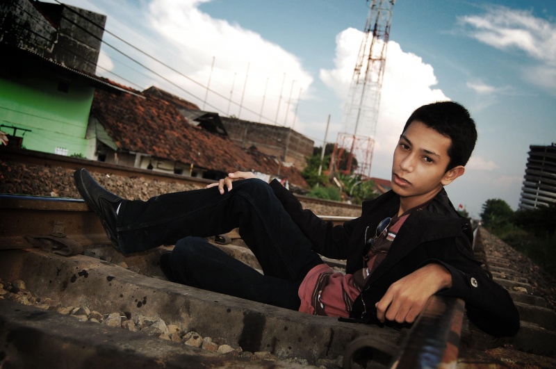 Male model photo shoot of Irvan Salim in Surabaya, Indonesia