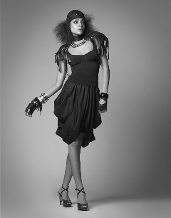 Female model photo shoot of Cottongim Designs in Brooklyn