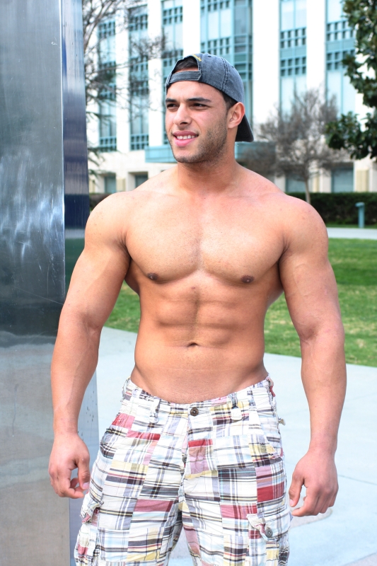 Male model photo shoot of Andre Bueno in Pasadena, CA