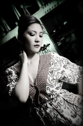 Female model photo shoot of Pat Natividad in Factory