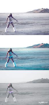 Female model photo shoot of Heather Chinn by Burning Paper Hearts in Salt Flats