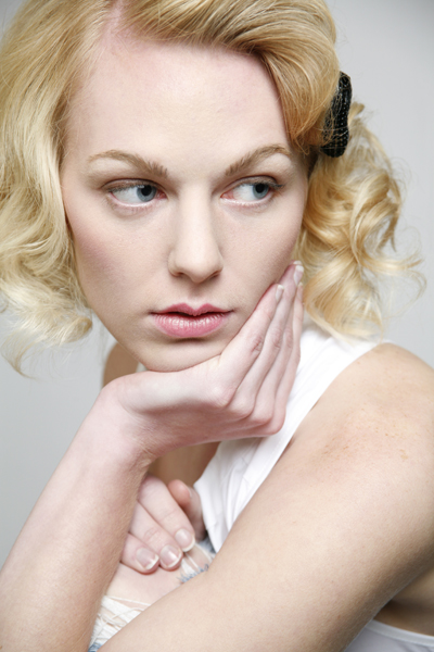 Female model photo shoot of Kat OReilly by Stephanie Hynes , hair styled by Bethany Brihn