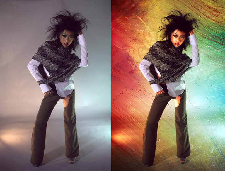 Female model photo shoot of HollysPhotomanipulation, clothing designed by Raine De Vant
