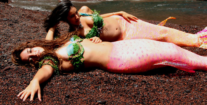 Female model photo shoot of Hawaiian Mermaids in Maui