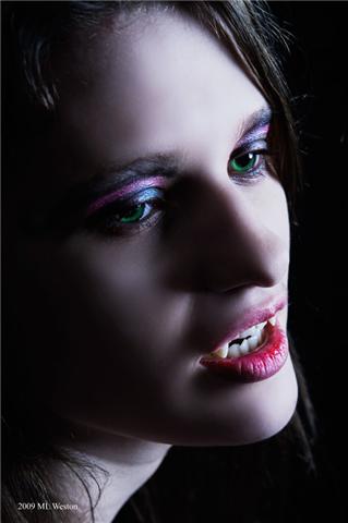 Female model photo shoot of Vampire Jessie and  Angelyn by ML Weston in Branson Missouri