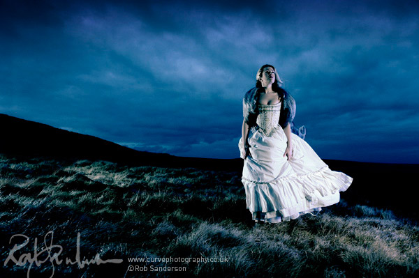 Male and Female model photo shoot of CurvePhotography and Fleur Bonheur in Saddleworth moor
