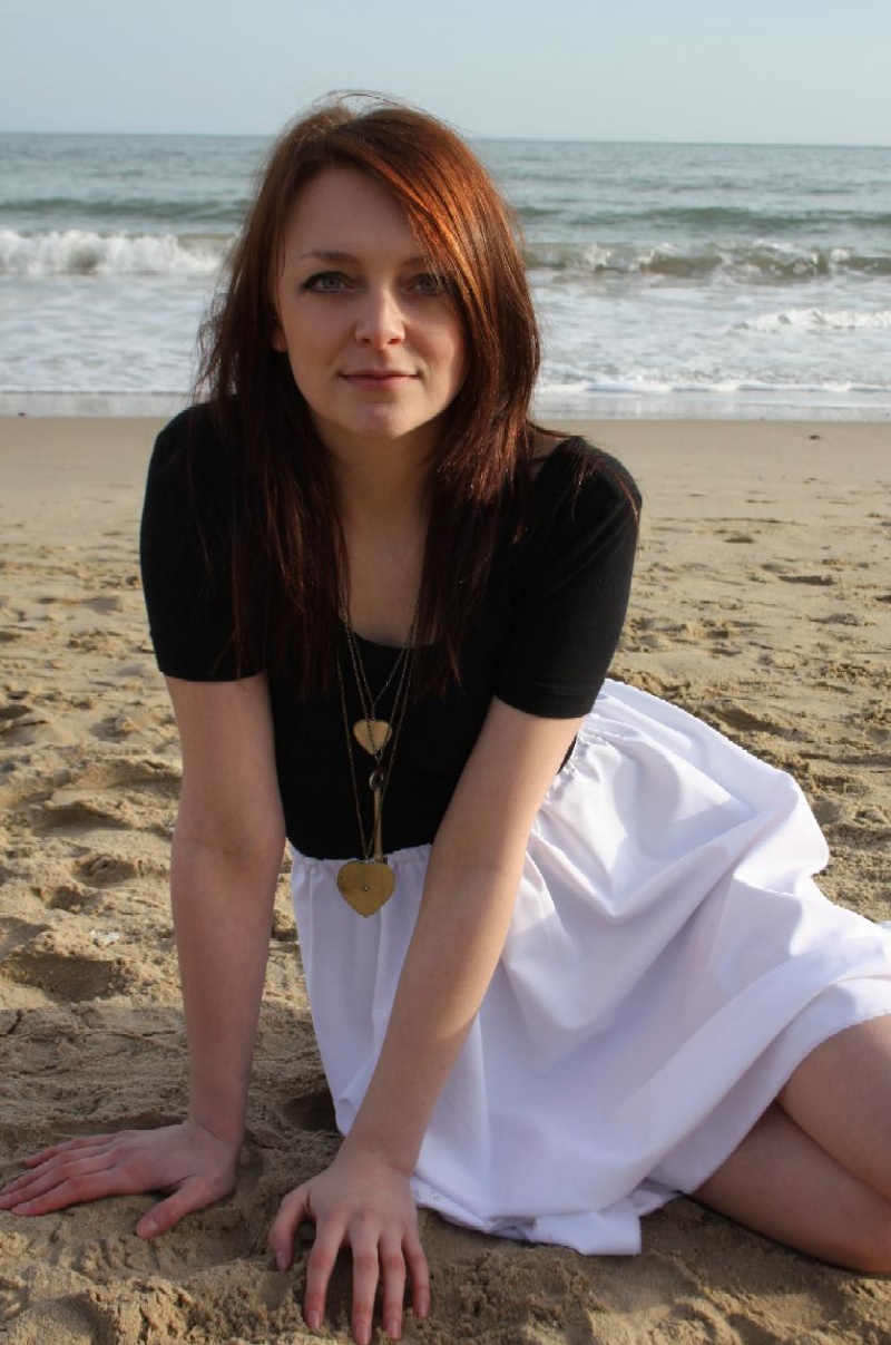 Female model photo shoot of Laura Jane Collins in Bournemouth Beach