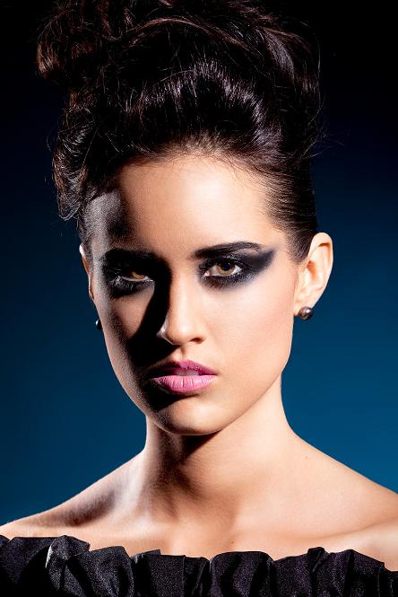 Female model photo shoot of Holly Glitter Gun by KVP