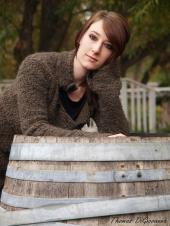 Female model photo shoot of Gabrielle Spencer in Wilson Creek Winery 