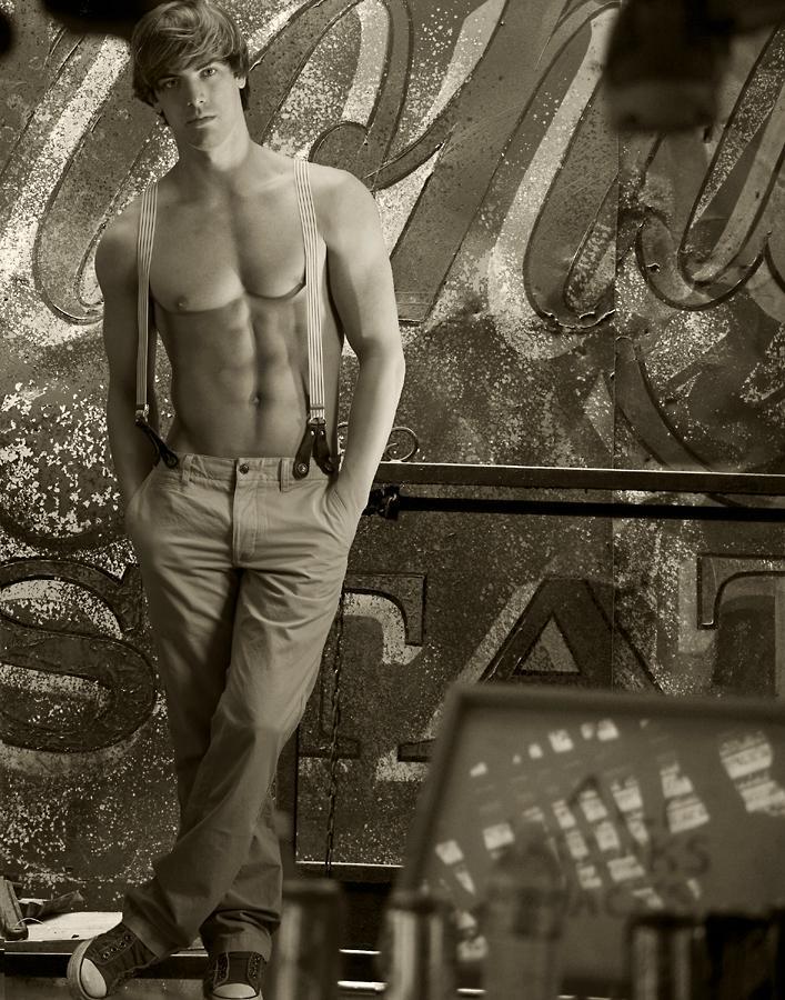 Male model photo shoot of Steven Brewis by Tom Cullis in Newport Beach Studio