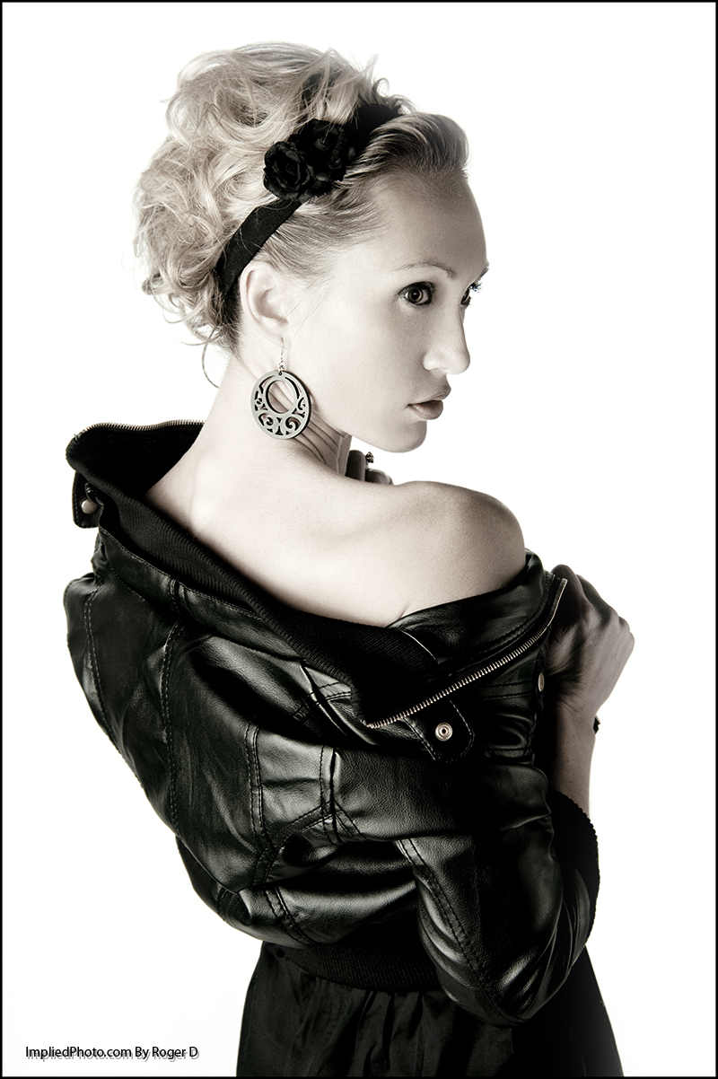 Female model photo shoot of Jenn duBois by ImpliedPhoto by Roger D in Daron Shade's Studio