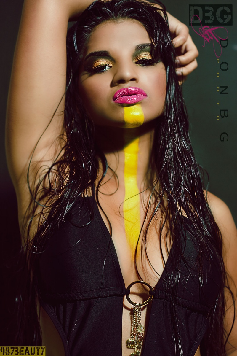 Female model photo shoot of Meena sofunny by DONBG, makeup by 987Beauty