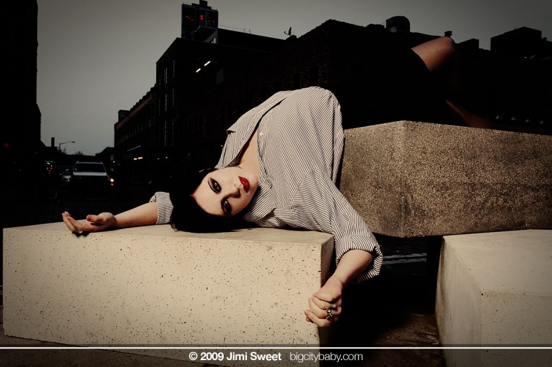 Female model photo shoot of Xandra Leigh Stegmaier by Jimi Sweet NYC, makeup by William Miranda