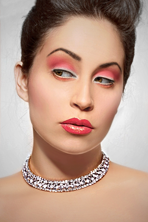 Female model photo shoot of Make Up by Stella