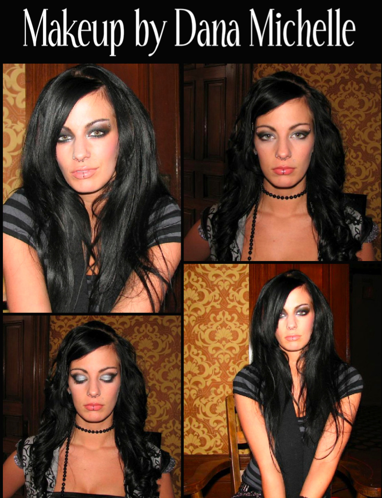 Female model photo shoot of Makeup by Dana in The Reformatory - Mansfield, OH, hair styled by Hair By TJ