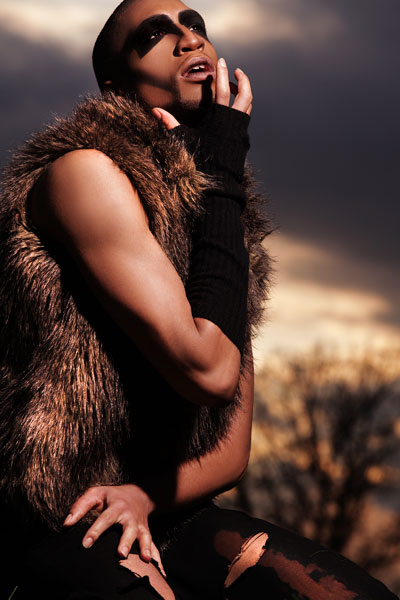 Male model photo shoot of Phillip Elijah, makeup by Otia