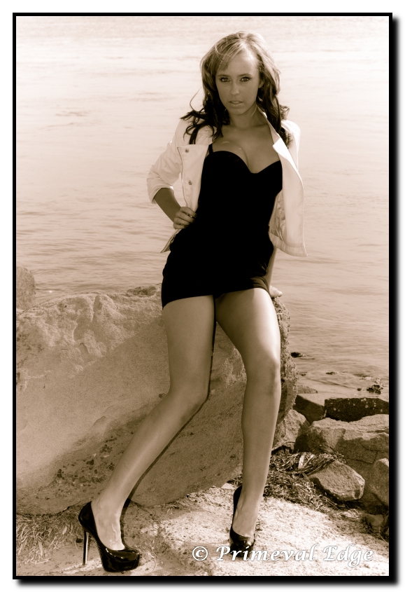 Female model photo shoot of April_M by Primeval Edge in Pelican Point
