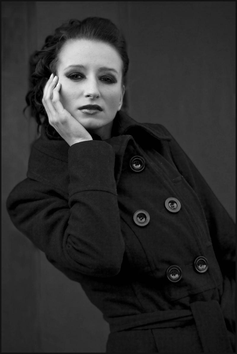 Female model photo shoot of Black Cat Photos