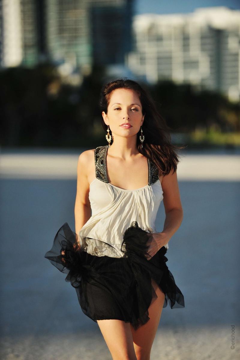 Female model photo shoot of JehnnaAnn by EricHoodPhoto in Miami Beach