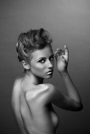 Female model photo shoot of hair_chameleon
