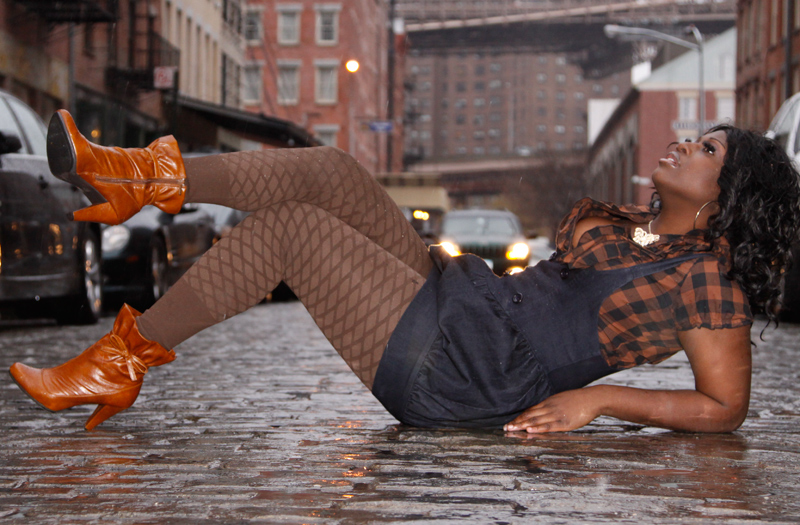 Female model photo shoot of Brooklyn Couture by Kenneth Velazquez - MGP in Manhattan NYC