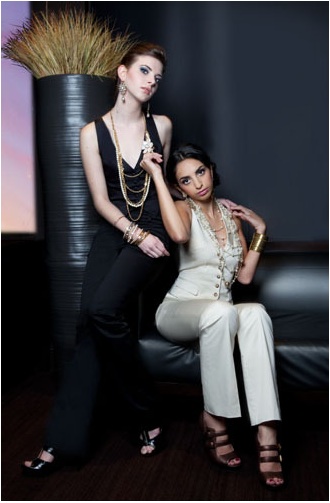 Female model photo shoot of sharonvak and Sarose by Pam Sta Cruz in Intramuros Lounge, SF, makeup by Mina Phuong Tran