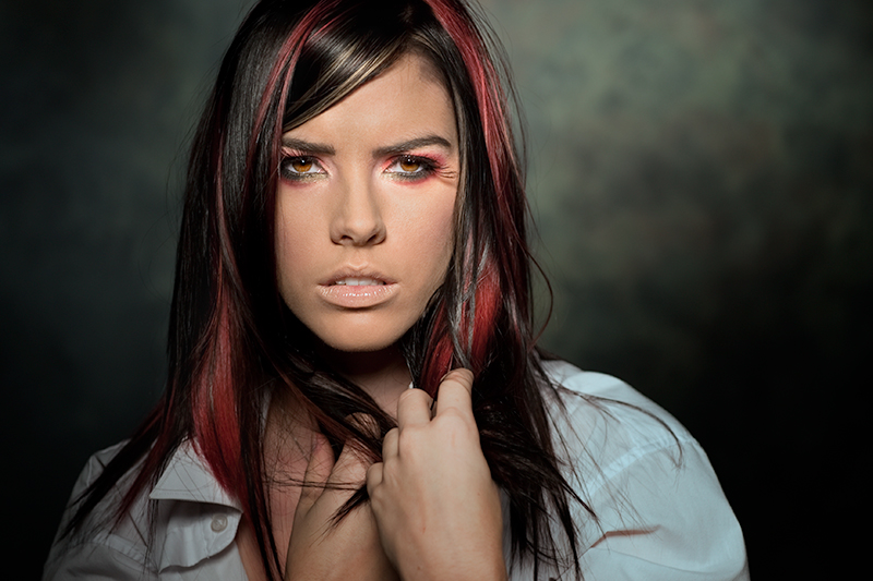 Female model photo shoot of Unconventional by Jon Hoadley , makeup by Alexa Rae MA