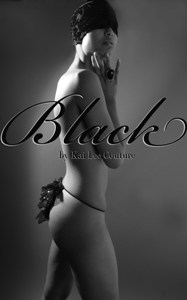 Female model photo shoot of Black ByKai Lee Couture