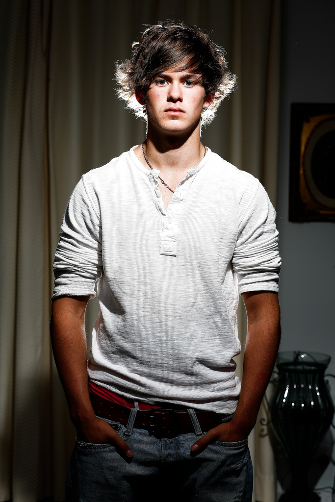 Male model photo shoot of Anton Edvard Kristensen in At his house.