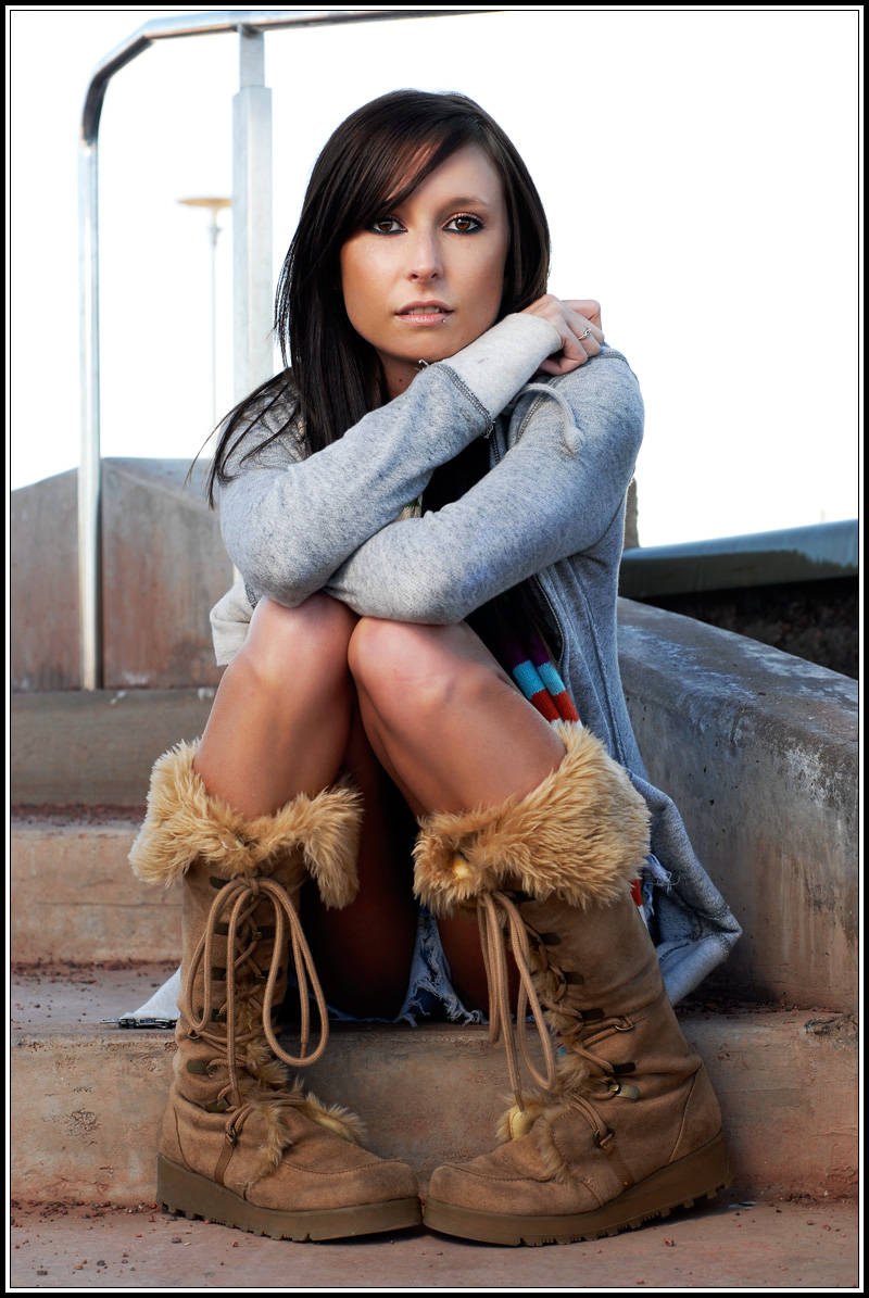 Female model photo shoot of Melissa Freyermuth by Arizona Sun
