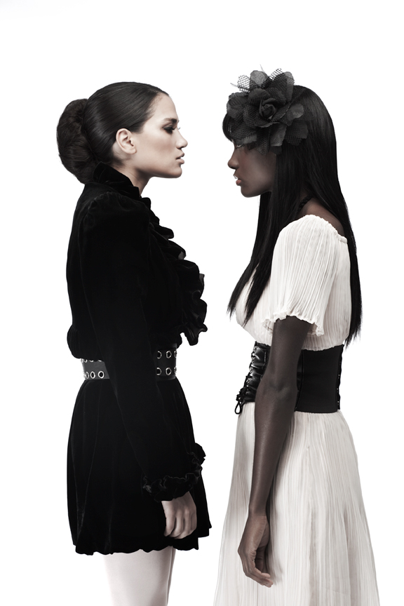 Female model photo shoot of Rebecca Does Hair by Lydia Hudgens, wardrobe styled by Black Plastica