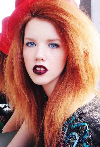 Female model photo shoot of amber kelso styles by Olga Miljko, makeup by Faye Lauren