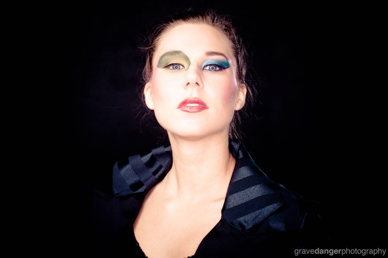 Female model photo shoot of Nyla Stormy by gravedangerphotography, clothing designed by Kelly Madden Clothing