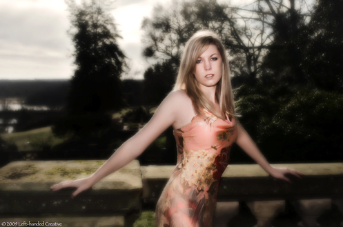 Female model photo shoot of Allie White by Left-handed Photography in Agecroft Hall