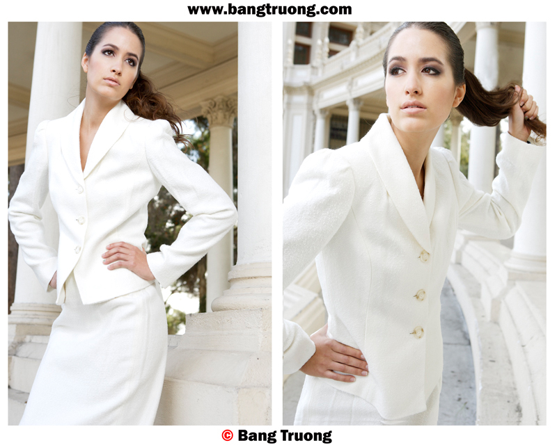 Female model photo shoot of JACM by Bang Truong, makeup by KC Witkamp