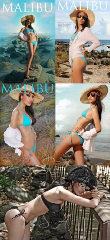 Female model photo shoot of ClaudiaM in Malibu Beach, CA