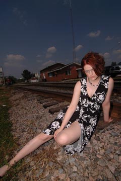 Female model photo shoot of April Futrell
