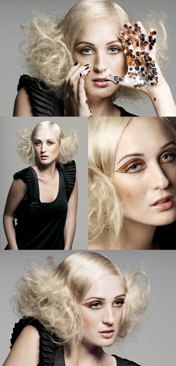 Female model photo shoot of Otilee Retouching, makeup by Rhiannon Stalley