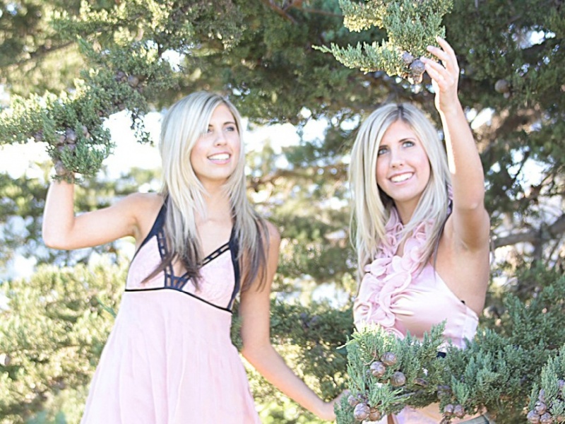 Female model photo shoot of N TWINS by Olga Lacosta in San Fransisco, makeup by Artistry By Amy