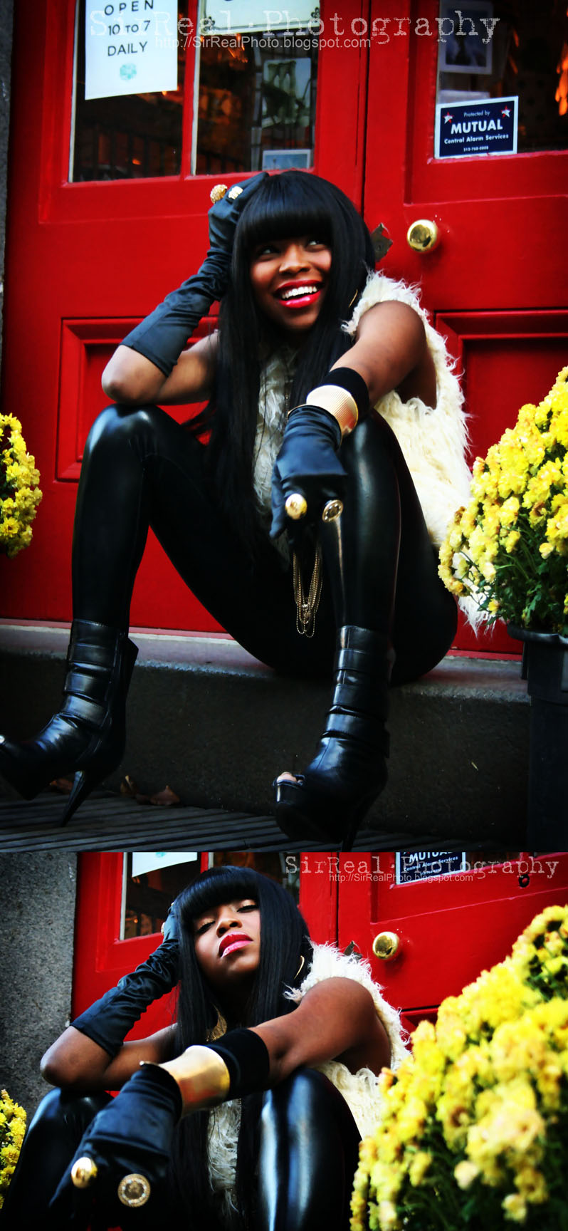 Male and Female model photo shoot of Dexter SirReal Jones and Shakira Hooper in New York, NY (Fall 2009)