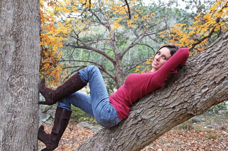 Male and Female model photo shoot of Tx Triangle Photography and Lulu lyn in Lost Maples
