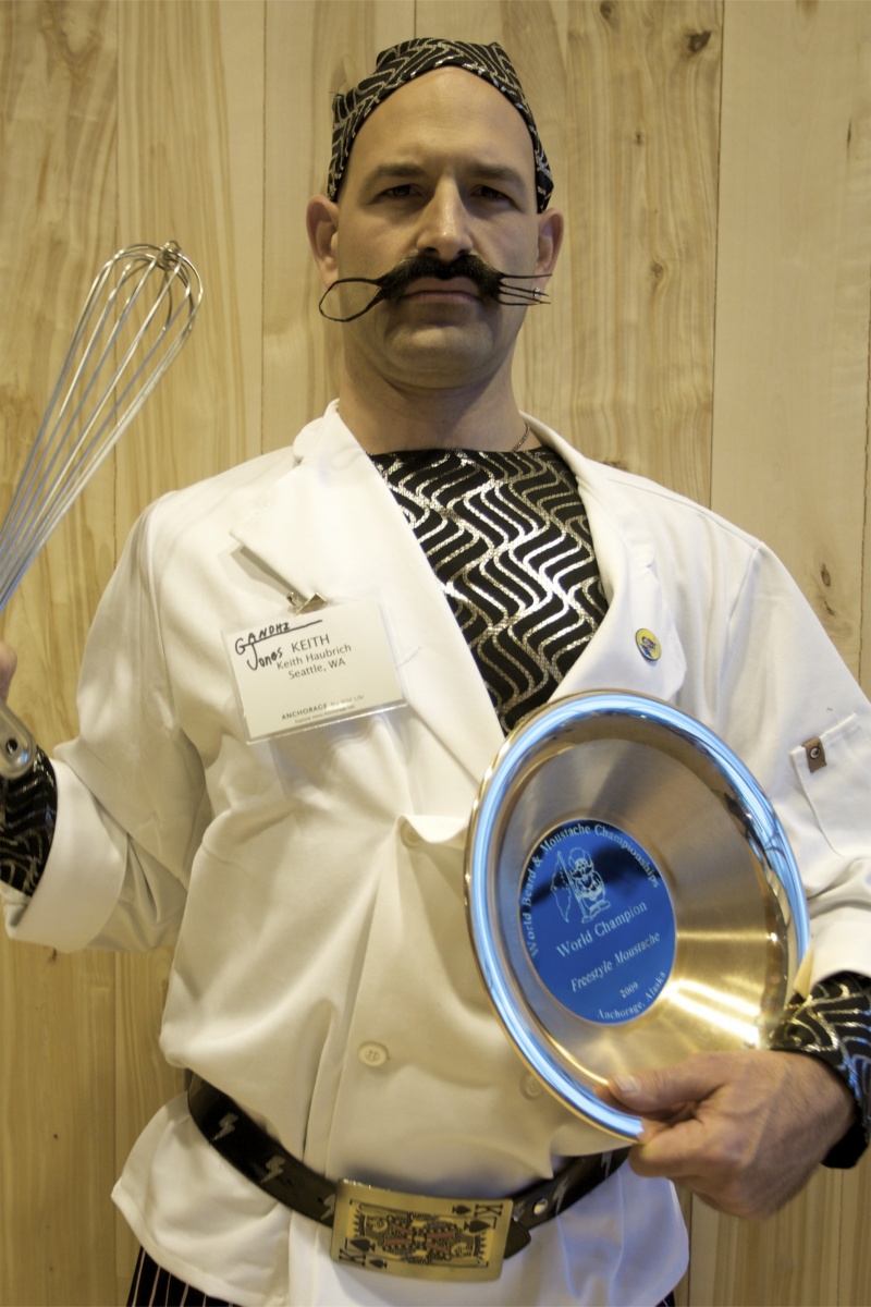 Male model photo shoot of Gandhi Jones in World Beard & Moustache Championships 2009, Anchorage, AK.