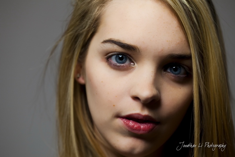 Female model photo shoot of Sophia jade by JLPhoto in johnathan li's studio